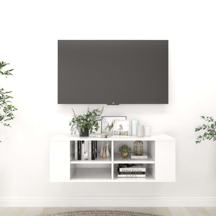 Dulap Tv Montat Pe Perete, , 102X35X35 Cm, Pal