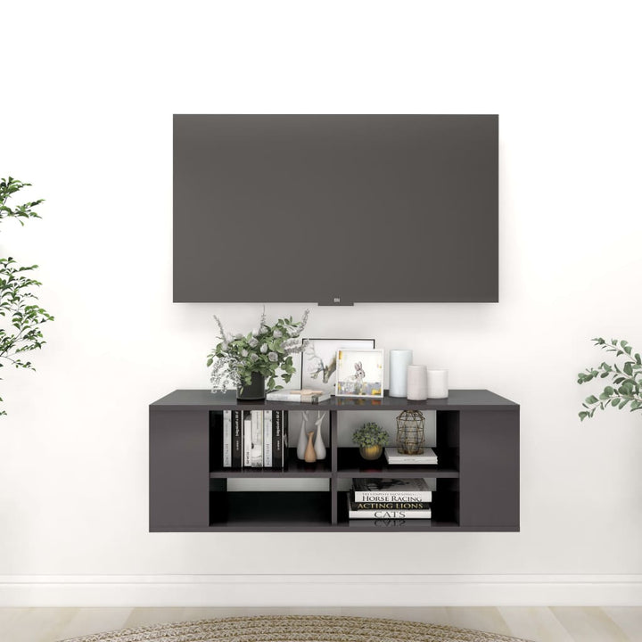 Dulap Tv Montat Pe Perete, , 102X35X35 Cm, Pal