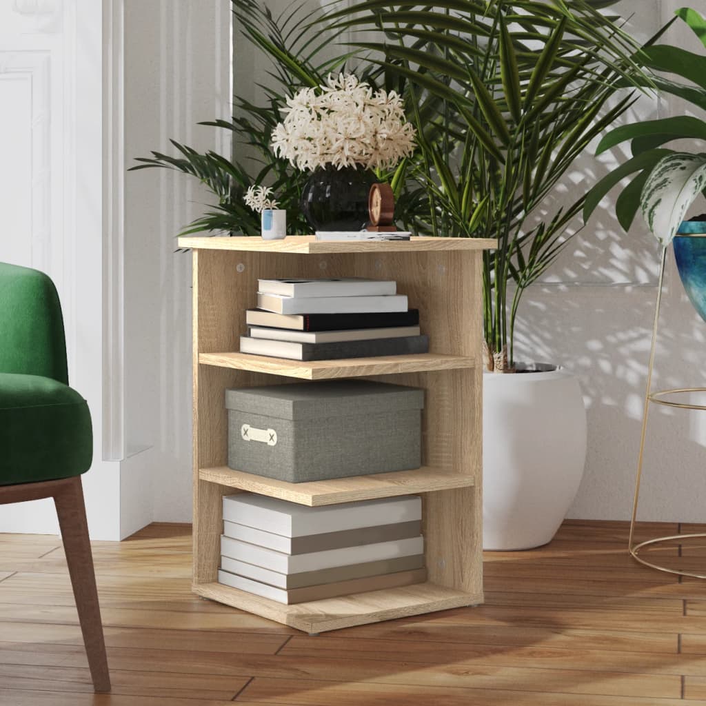 Dulap Lateral, Gri Sonoma, 35X35X55 Cm, Lemn Prelucrat