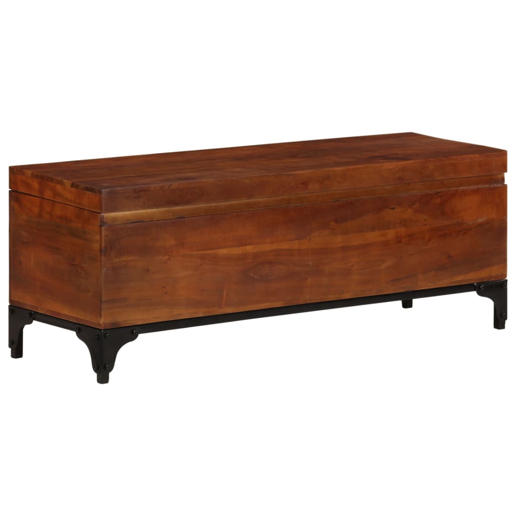 Cufăr De Depozitare, 110X35X41 Cm, Lemn Masiv De Acacia