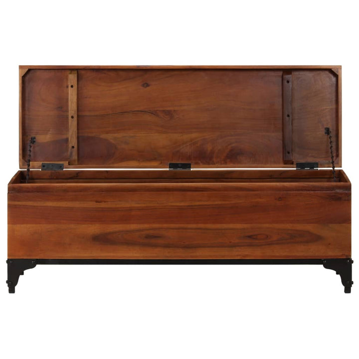 Cufăr De Depozitare, 110X35X41 Cm, Lemn Masiv De Acacia