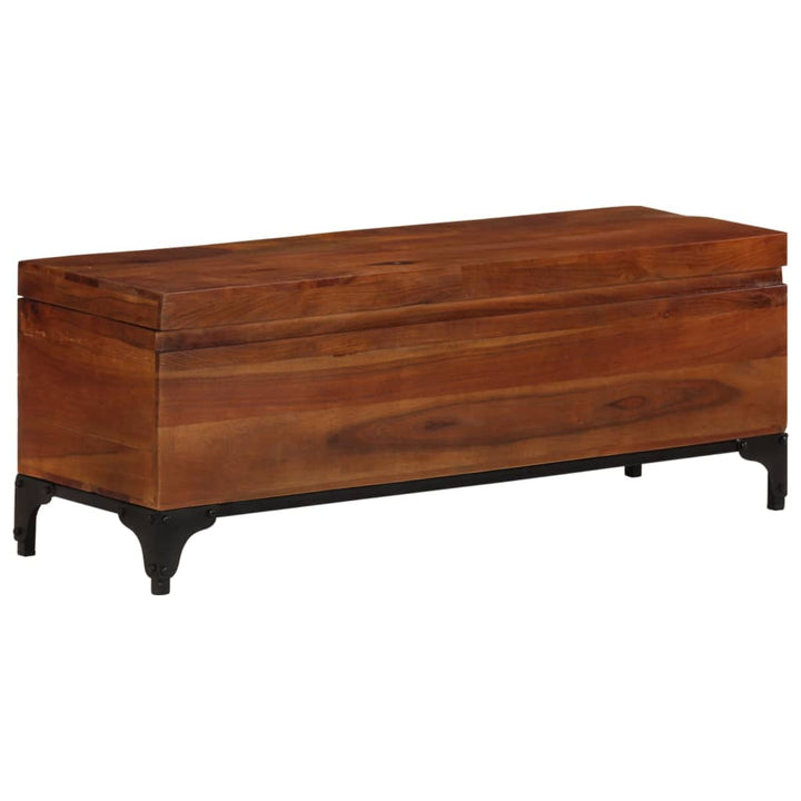 Cufăr De Depozitare, 110X35X41 Cm, Lemn Masiv De Acacia