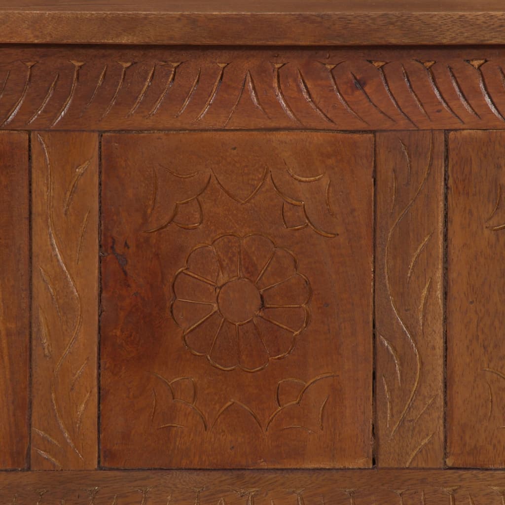 Ladă De Depozitare, 110X30X40 Cm, Lemn Masiv De Mango
