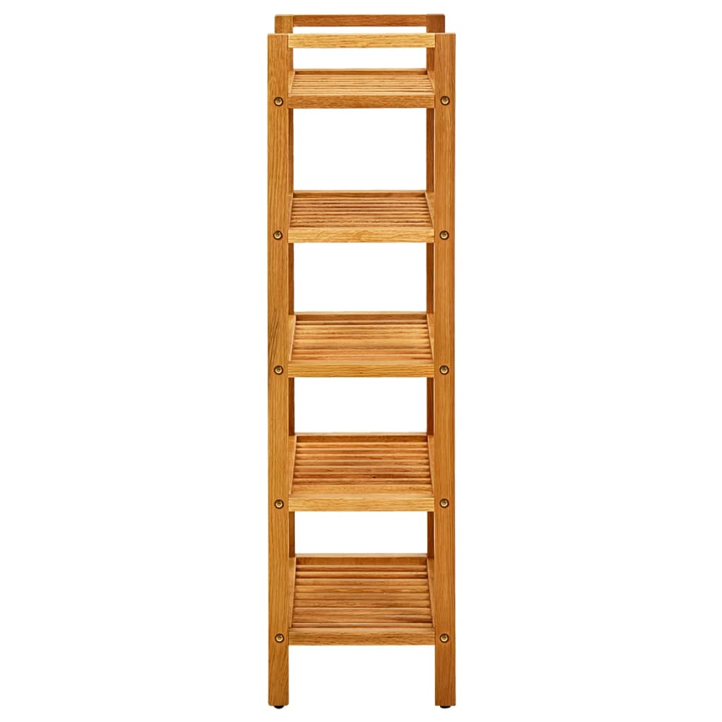Pantofar Cu 5 Rafturi, 50X27X, Lemn Masiv De Stejar