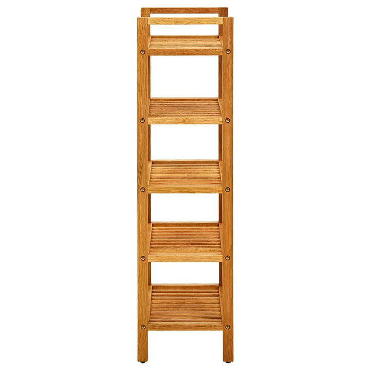 Pantofar Cu 5 Rafturi, 50X27X, Lemn Masiv De Stejar