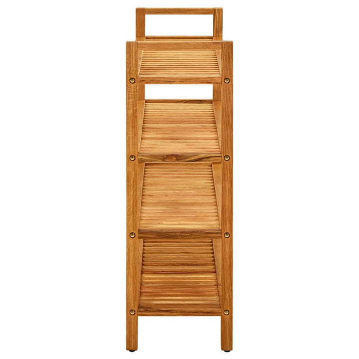 Pantofar Cu 4 Rafturi, 100X27X, Lemn Masiv De Stejar