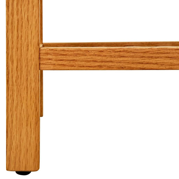 Pantofar Cu 5 Rafturi, 100X27X, Lemn Masiv De Stejar