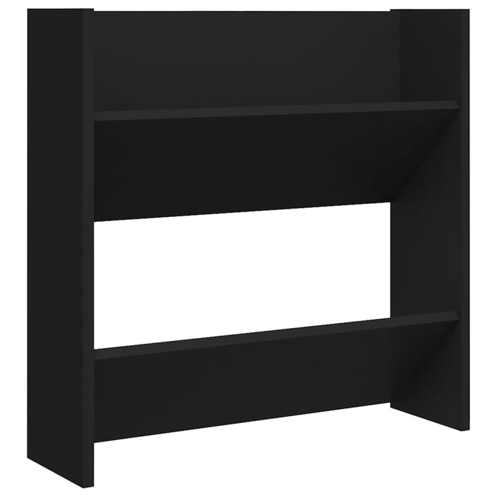 Pantofare De Perete, 4 Buc., , 60X18X, Pal Negru