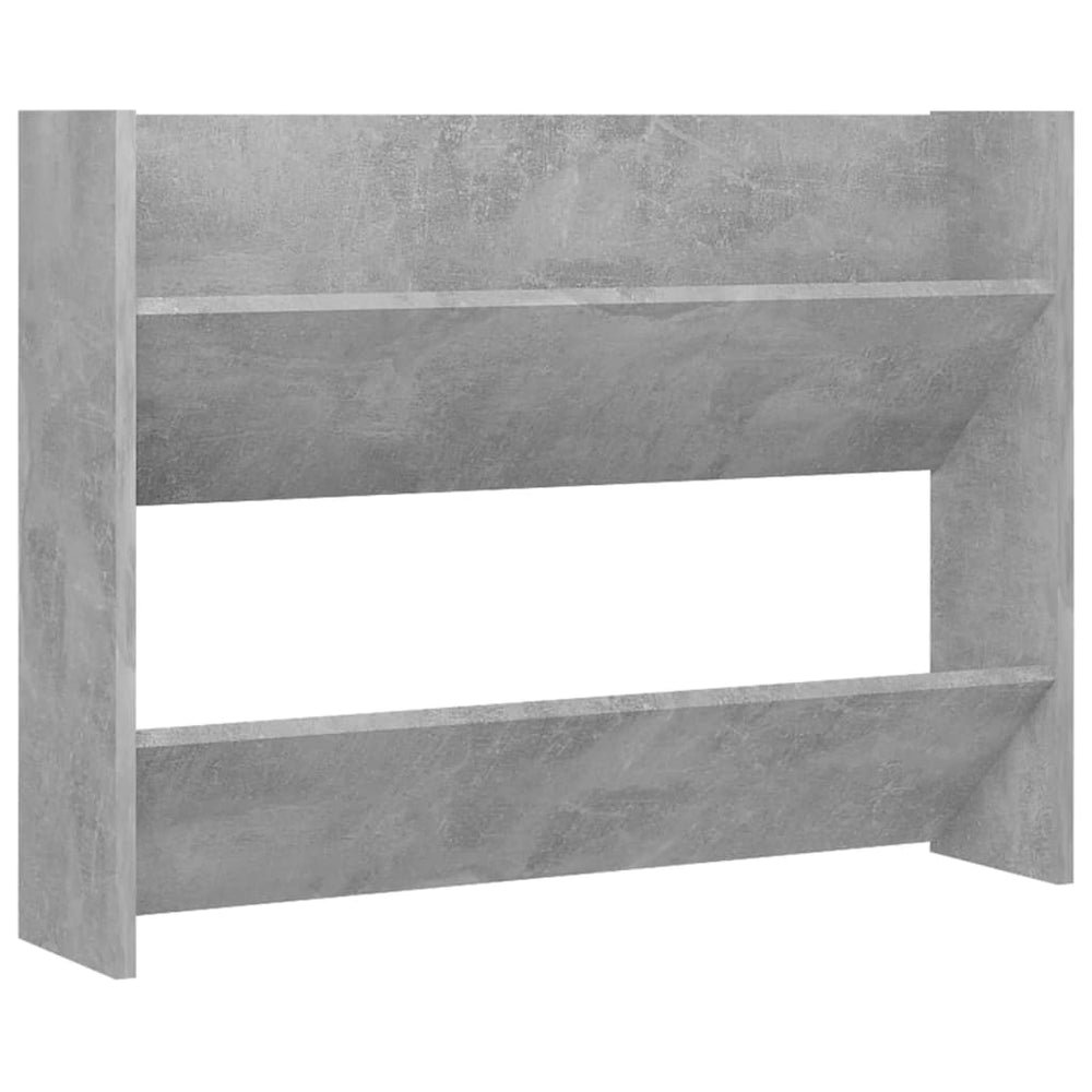 Pantofar De Perete, , 80X18X, Lemn Prelucrat Gri Beton