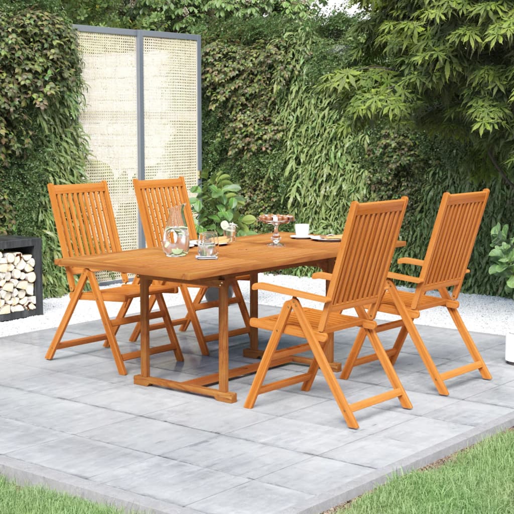 Set Mobilier De Exterior, 7 Piese, Lemn Masiv De Acacia