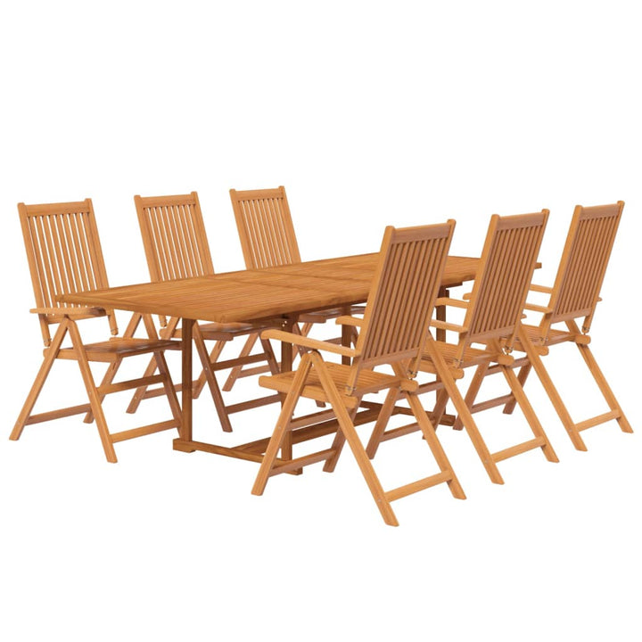 Set Mobilier De Grădină, 7 Piese, Lemn Masiv De Acacia