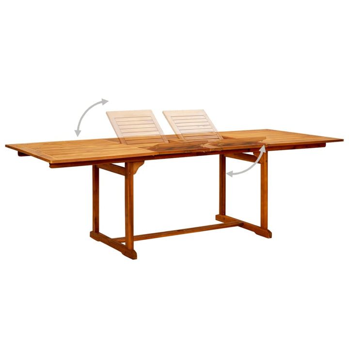 Set Mobilier De Grădină, 7 Piese, Lemn Masiv De Acacia