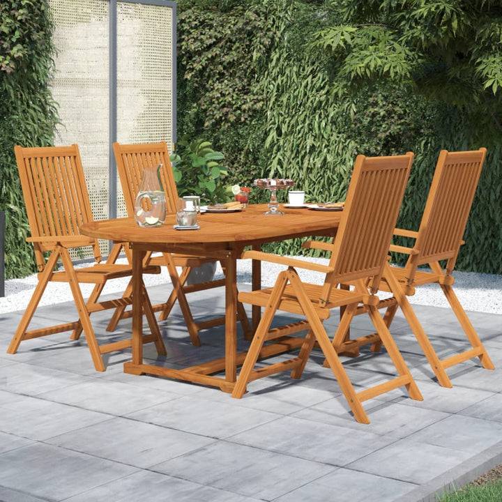 Set Mobilier De Grădină, 7 Piese, Lemn Masiv De Acacia