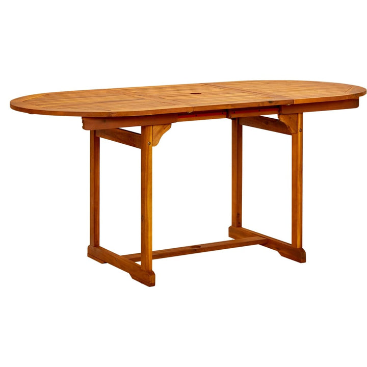 Set Mobilier De Grădină, 7 Piese, Lemn Masiv De Acacia
