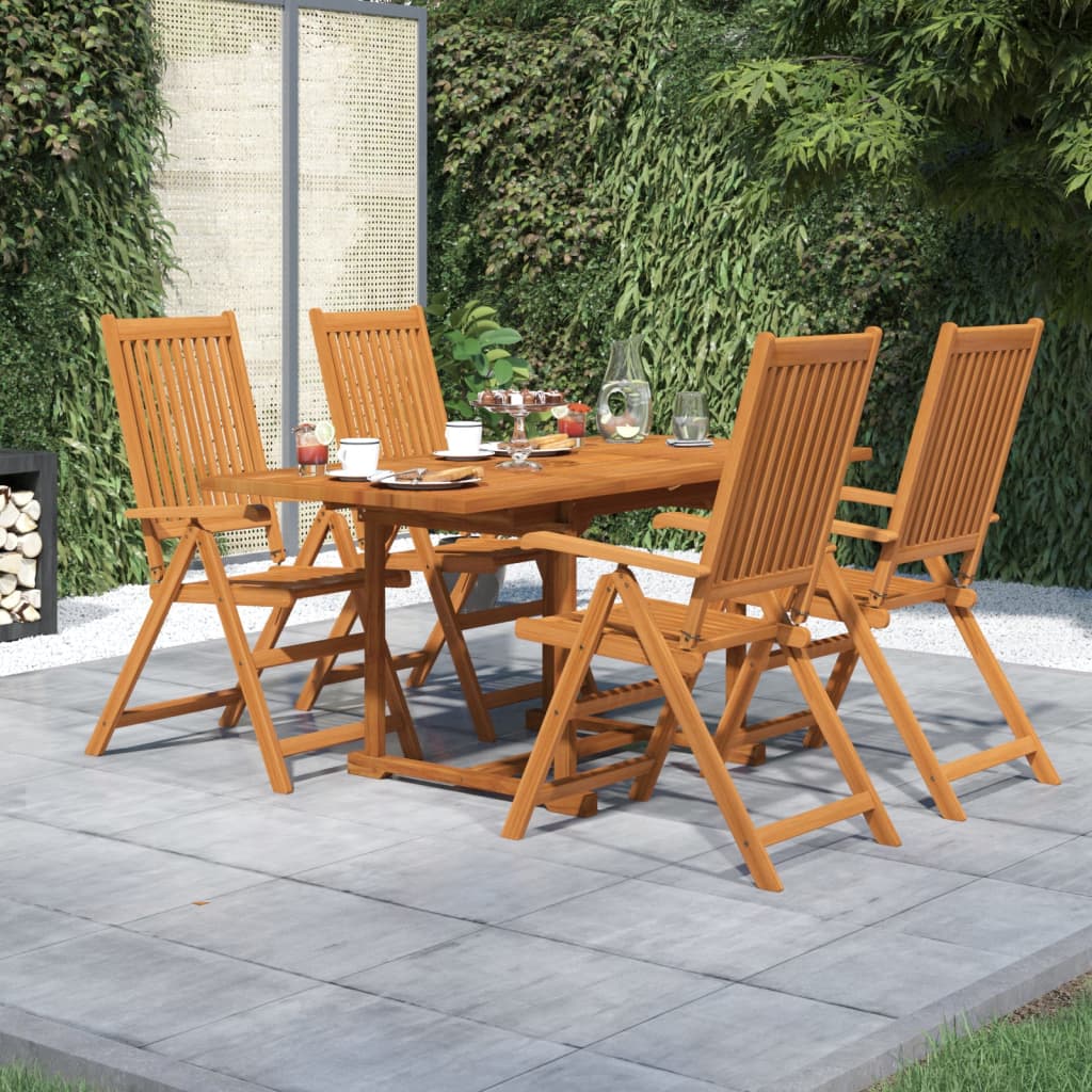 Set Mobilier De Grădină, 7 Piese, Lemn Masiv De Acacia