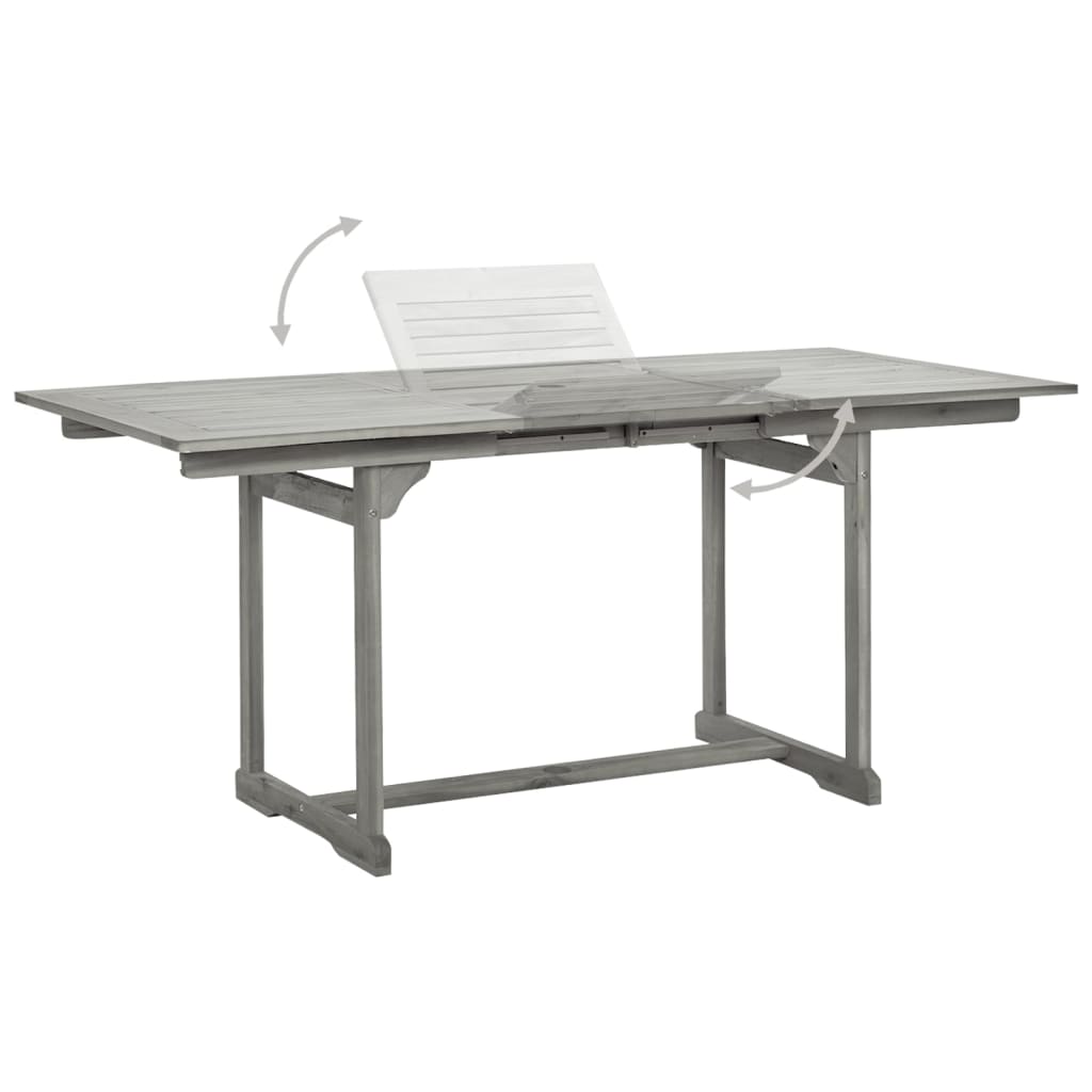 Set Mobilier De Grădină, 5 Piese, Lemn Masiv De Acacia