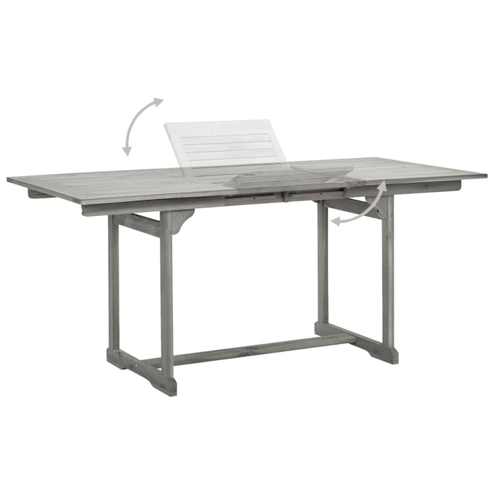 Set Mobilier De Grădină, 5 Piese, Lemn Masiv De Acacia