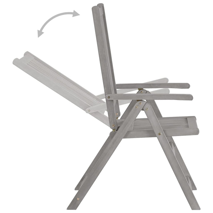 Set Mobilier De Grădină, 5 Piese, Lemn Masiv De Acacia
