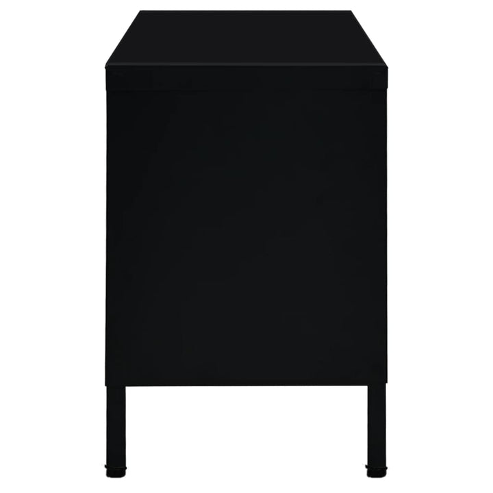 Dulap Tv, , 90X30X44 Cm, Oțel Și Sticlă