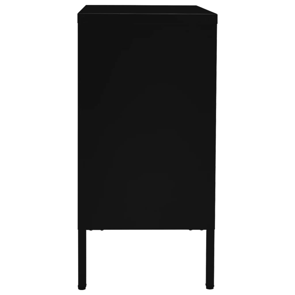Servantă, , 75X35X70 Cm, Oțel Și Sticlă Securizată