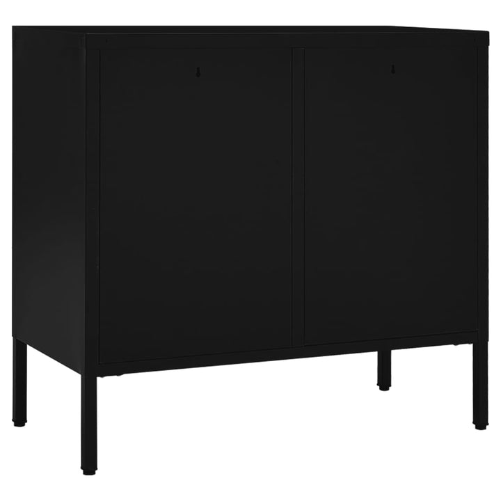 Servantă, , 75X35X70 Cm, Oțel Și Sticlă Securizată
