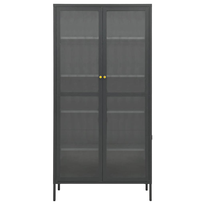 Vitrină, , 90X40X180 Cm, Oțel Și Sticlă Securizată