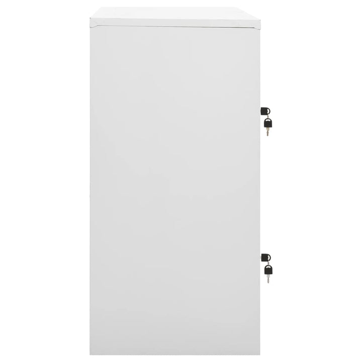 Dulap De Vestiar, , 90X45X92,5 Cm, Oțel Gri Deschis