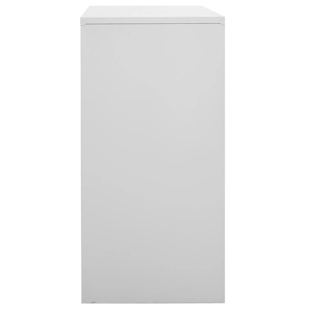 Dulap De Vestiar, , 90X45X92,5 Cm, Oțel Gri Deschis
