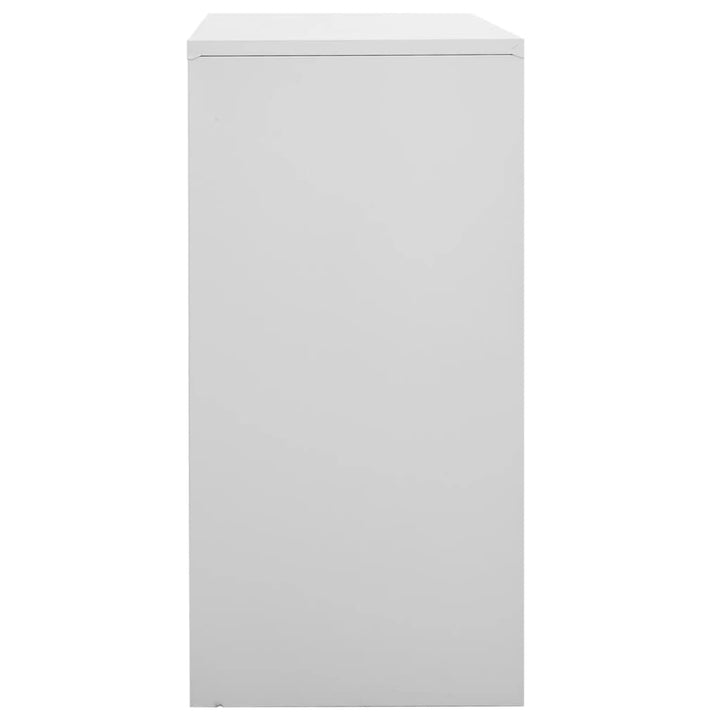 Dulap De Vestiar, , 90X45X92,5 Cm, Oțel Gri Deschis