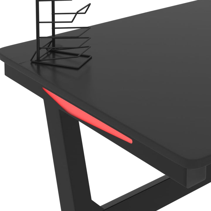 Birou De Gaming Led Cu Picioare În Formă De Z