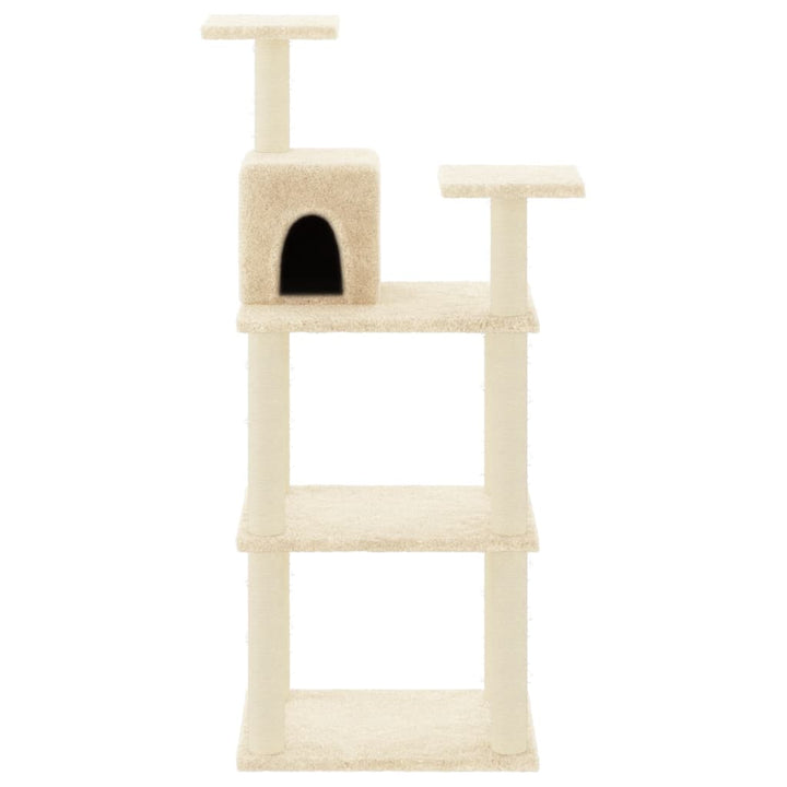 Ansamblu Pisici Cu Stâlpi Din Funie De Sisal, , 118,5 Cm