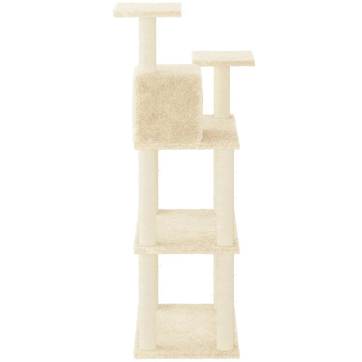 Ansamblu Pisici Cu Stâlpi Din Funie De Sisal, , 118,5 Cm
