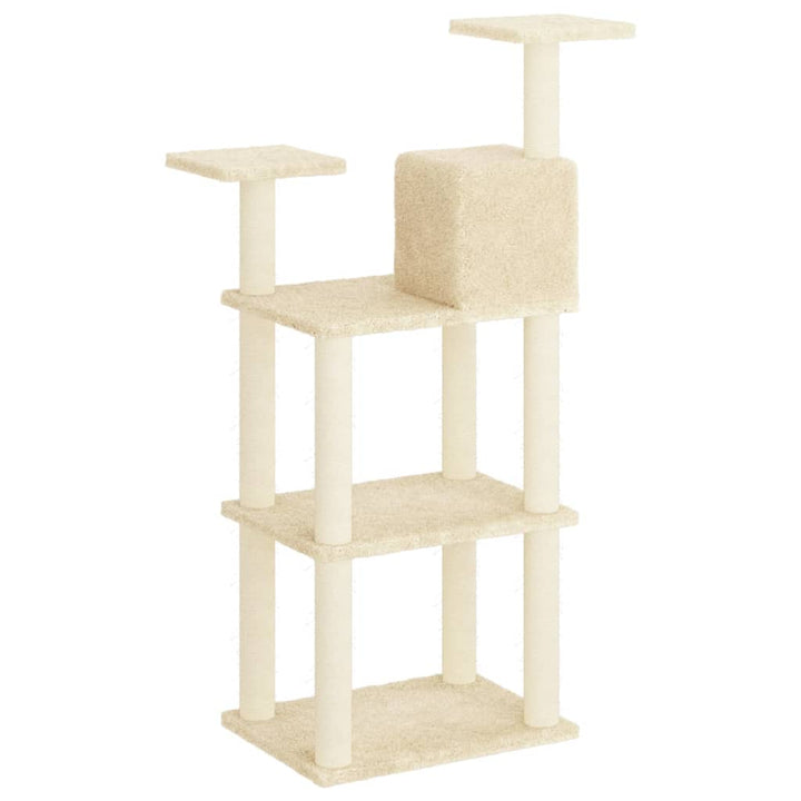 Ansamblu Pisici Cu Stâlpi Din Funie De Sisal, , 118,5 Cm