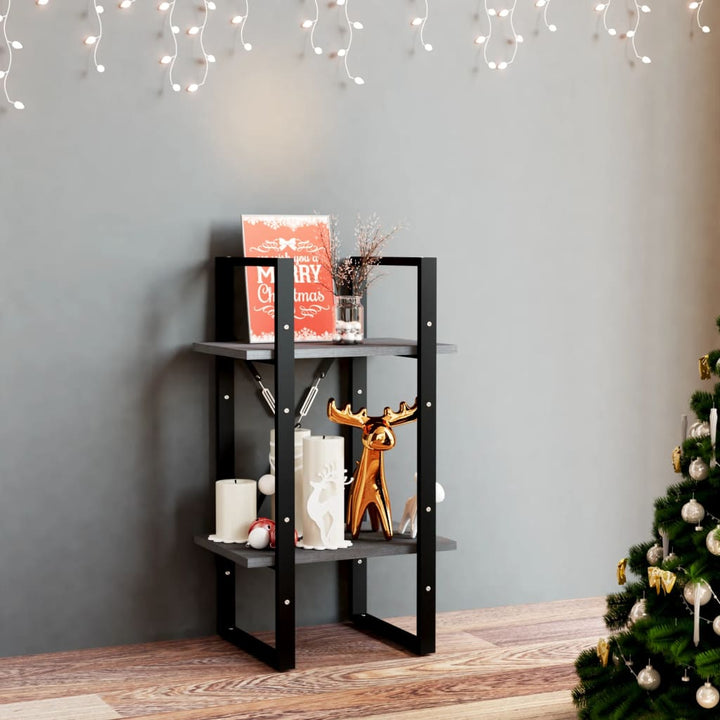Bibliotecă 2 Niveluri Gri Sonoma 40X30X