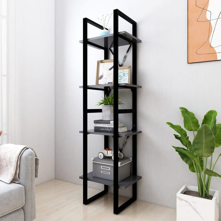 Bibliotecă 2 Niveluri Gri Sonoma 40X30X