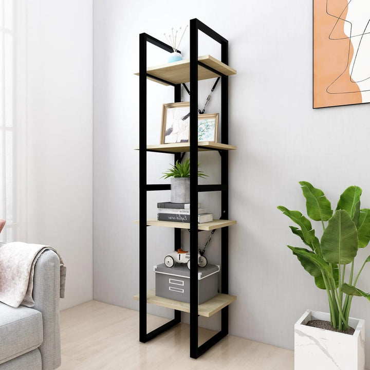 Bibliotecă 2 Niveluri Gri Sonoma 40X30X