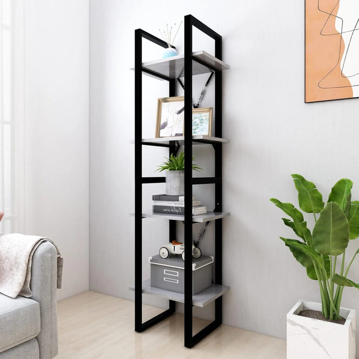 Bibliotecă 2 Niveluri Gri Sonoma 40X30X