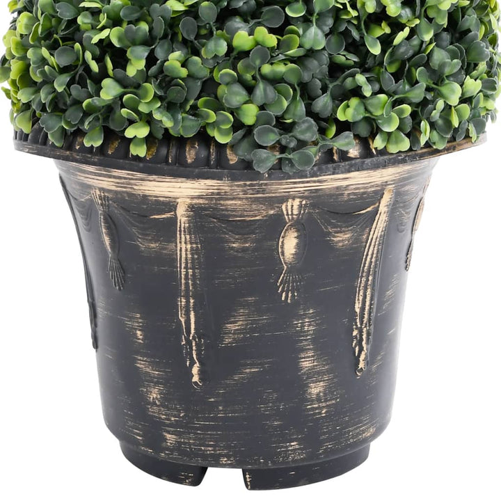 Plantă Artificială De Cimișir Cu Ghiveci, Verde, 117Cm, Spirală