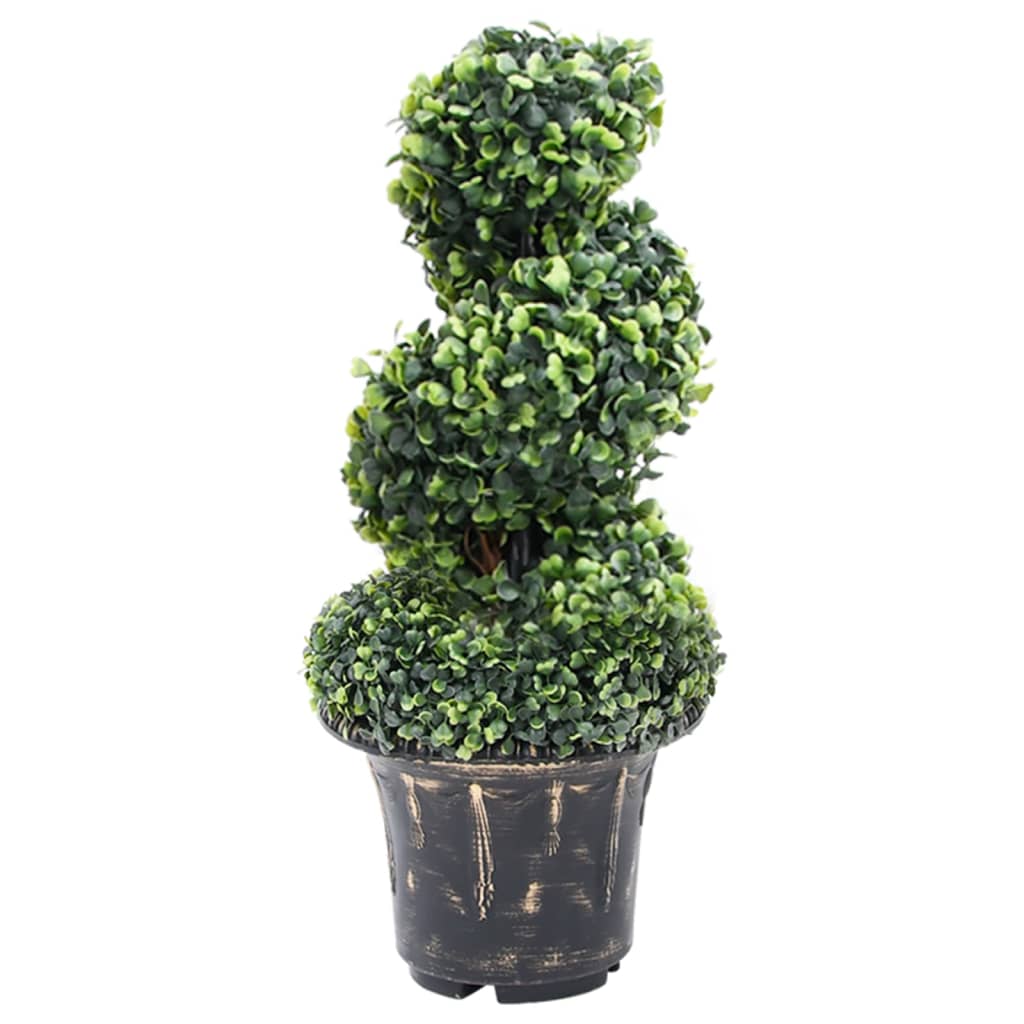 Plantă Artificială De Cimișir Cu Ghiveci, Verde, 117Cm, Spirală