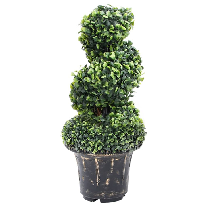 Plantă Artificială De Cimișir Cu Ghiveci, Verde, 117Cm, Spirală