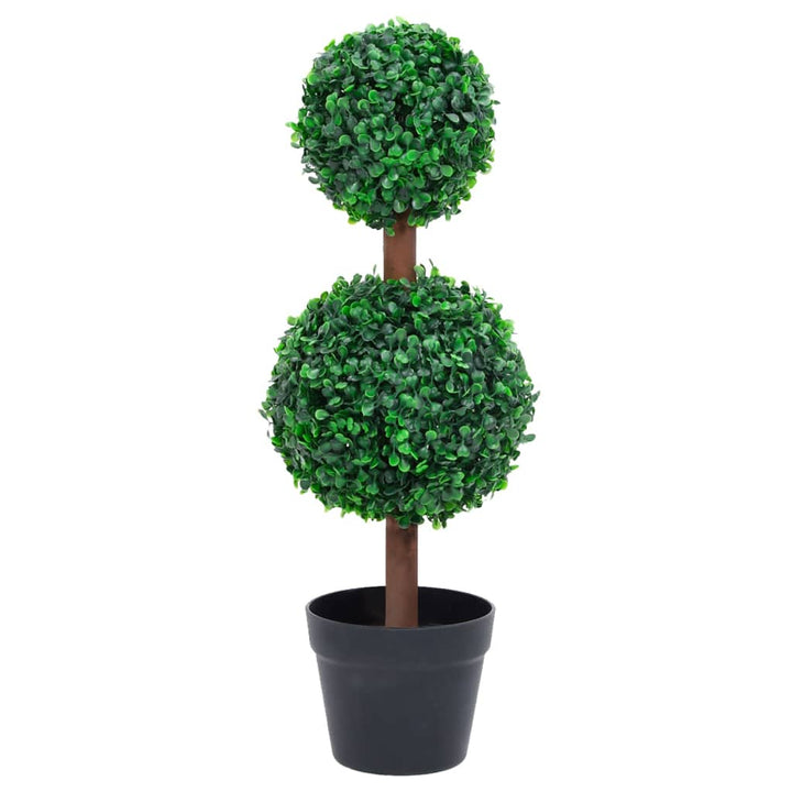 Plantă Artificială Cimișir Cu Ghiveci, Verde, 50Cm, Formă Minge