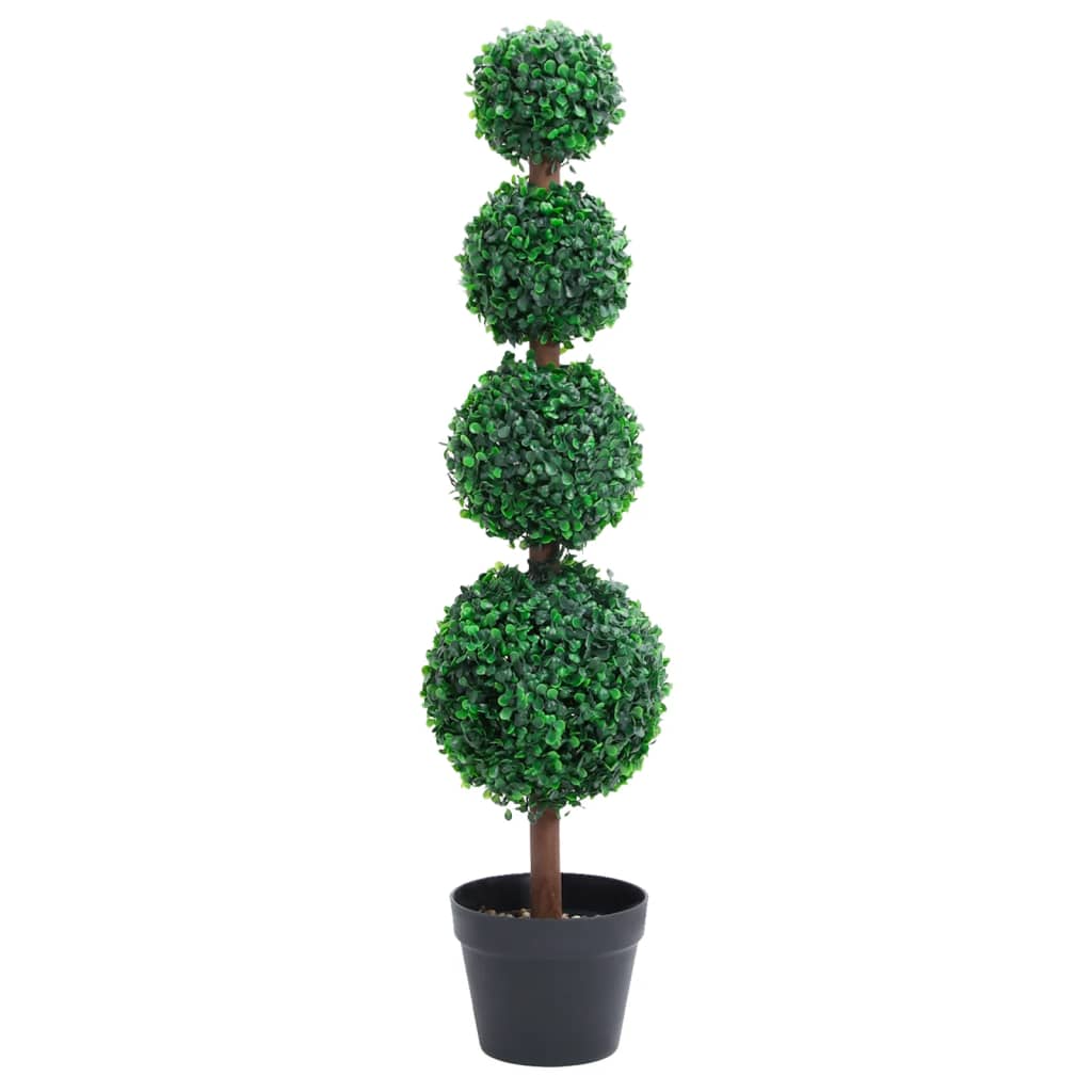 Plantă Artificială Cimișir Cu Ghiveci, Verde, 50Cm, Formă Minge