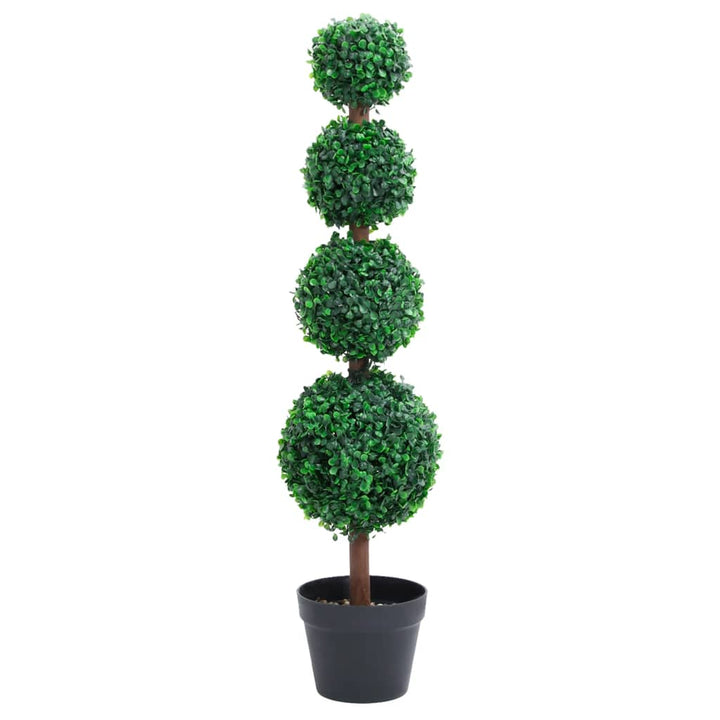 Plantă Artificială Cimișir Cu Ghiveci, Verde, 50Cm, Formă Minge