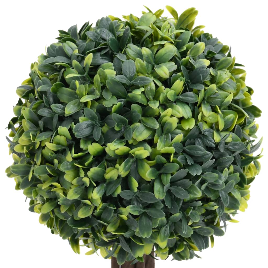 Plante Artificiale Cimișir Cu Ghiveci 2 Buc. Verde 56 Cm Minge