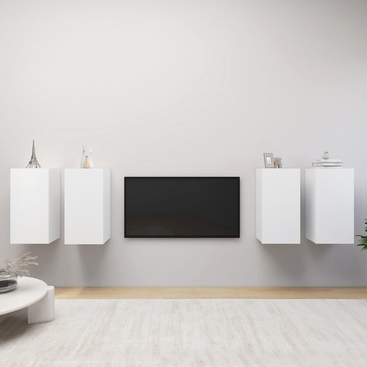Comode Tv, 4 Buc., Stejar Fumuriu, 30,5X30X Lemn Prelucrat