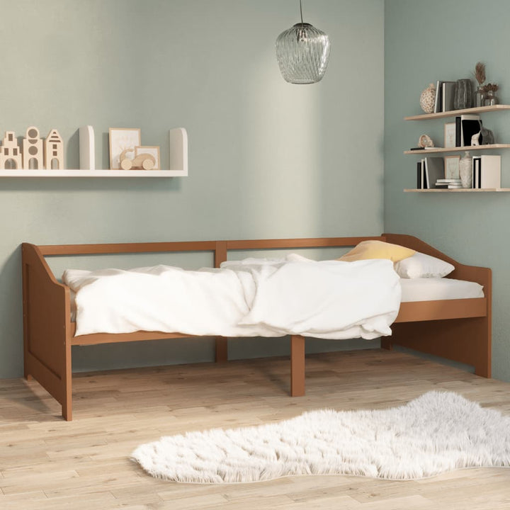 Pat De Zi Cu 3 Locuri, , 90X200 Cm, Lemn Masiv Pin