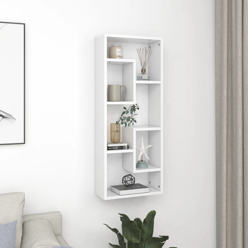 Raft De Perete, Stejar Maro, 36X16X90 Cm, Lemn Compozit
