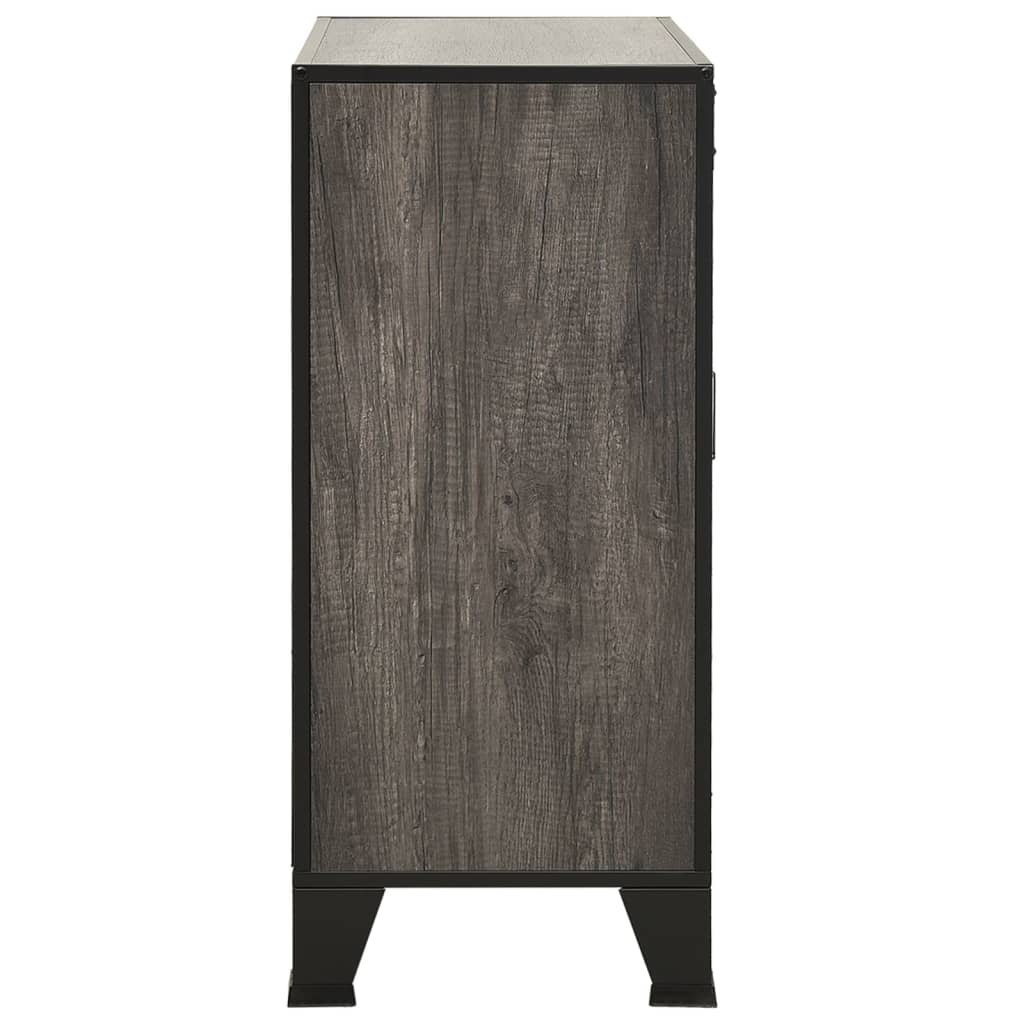 Dulap De Depozitare,,72X36X82Cm,Metal Și Mdf