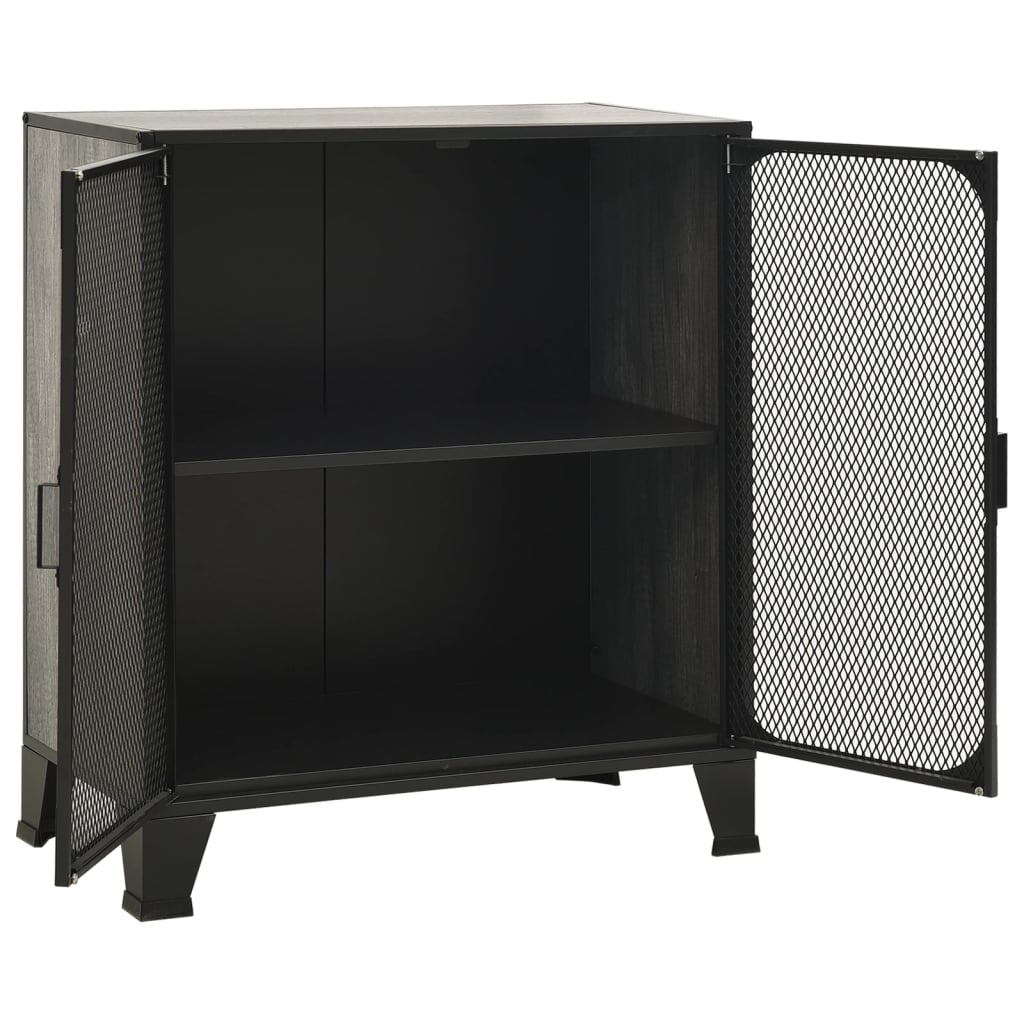 Dulap De Depozitare,,72X36X82Cm,Metal Și Mdf
