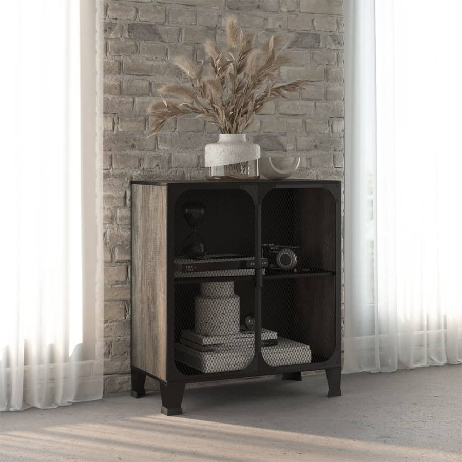 Dulap De Depozitare,,72X36X82Cm,Metal Și Mdf